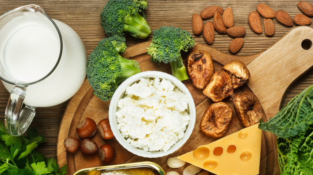 Ushqimet me vitamin D dhe kalcium